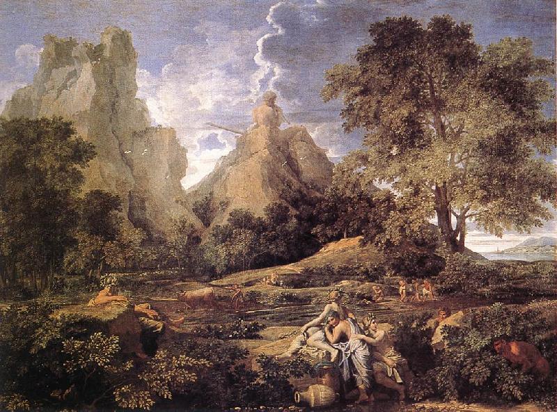 POUSSIN, Nicolas Landscape with Polyphemus af china oil painting image